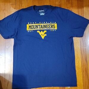 Captivating Blue West Virginia Mountaineers Tee